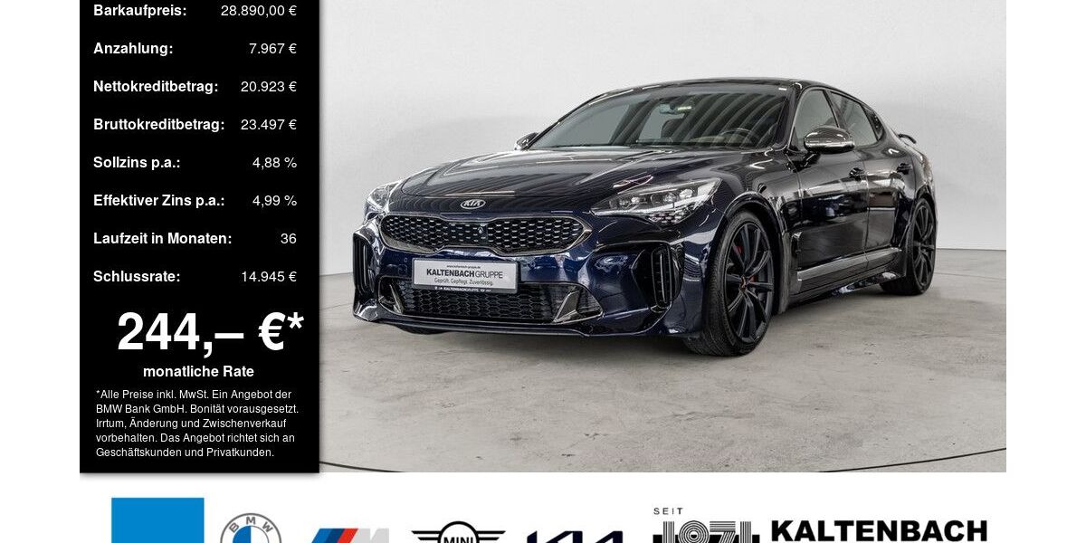 Kia Stinger 86.401 km 28.590 &euro; Remscheid 42897