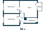 Etagenwohnung Gelsenkirchen Gelsenkirchen-Mitte - 2 Zimmer, 55 m&sup2;, 390&euro; | Angebot:26224633