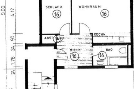 Wohnung Wuppertal Gemarkung Elberfeld - 2 Zimmer, 54 m&sup2;, 129.000&euro; | Angebot:20553034