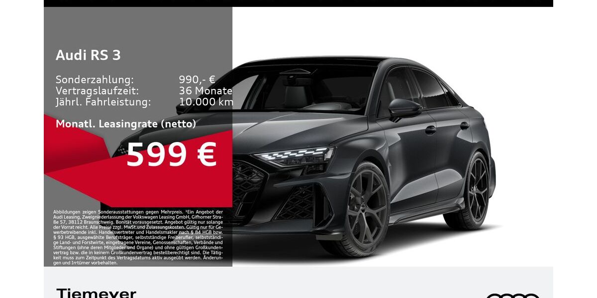 Audi RS3 2.050 km 63.780 &euro; Bochum 44809