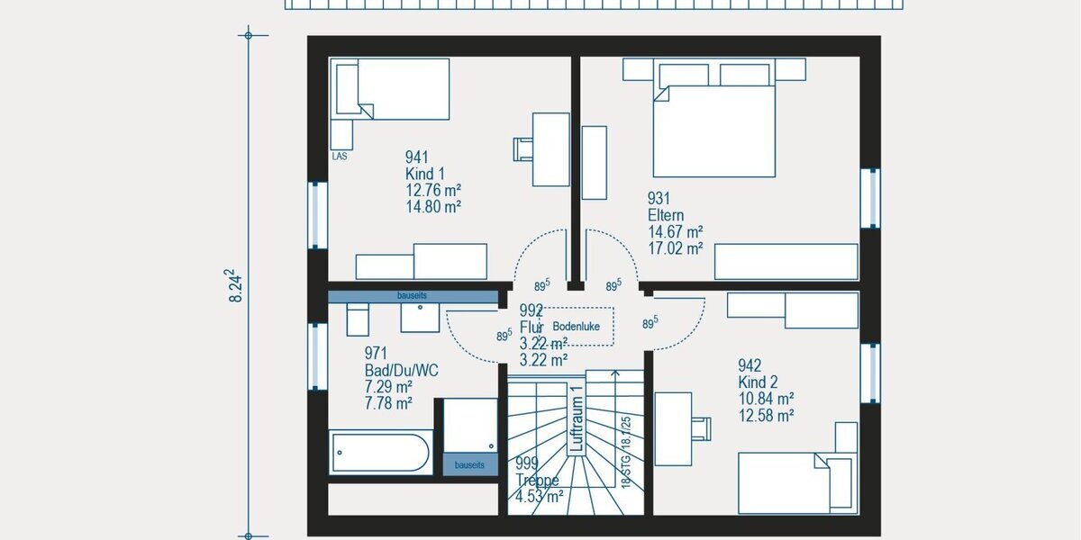 Modernes Einfamilienhaus mit persönlicher Note - Flexibles Wohnen auf 123 m² Wohnfläche - Einfamilienhaus Solingen Burg/Höhscheid Höhscheid | Angebot:27334597