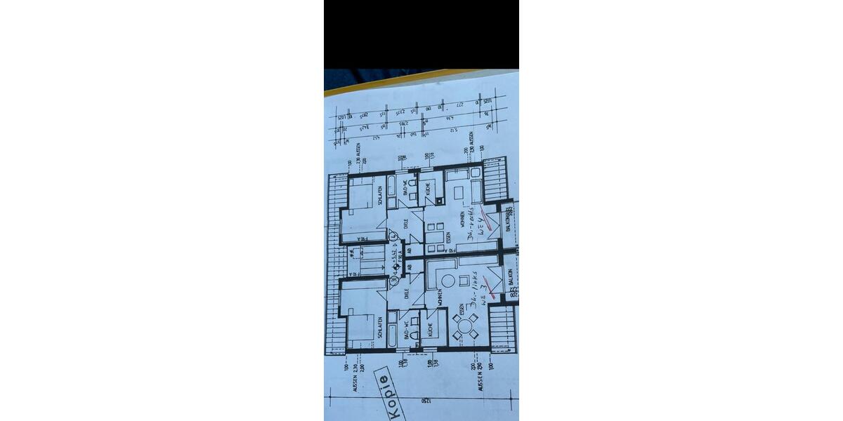 Dachgeschoßwohnung Wuppertal Eckbusch - 2 Zimmer, 60 m&sup2;, 534&euro; | Angebot:26221252