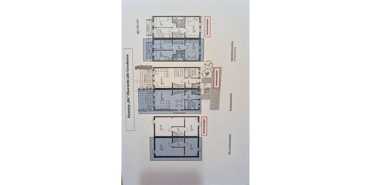 Reihenhaus Gladbeck Alt-Rentfort - 3.5 Zimmer, 100 m&sup2;, 329.000&euro; | Angebot:25047813