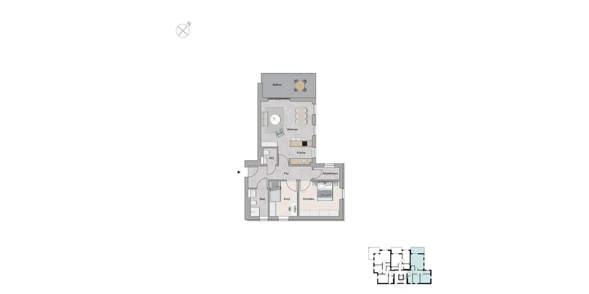 Erdgeschoßwohnung Dortmund Hombruch - 3.5 Zimmer, 81 m&sup2;, 447.200&euro; | Angebot:9104463