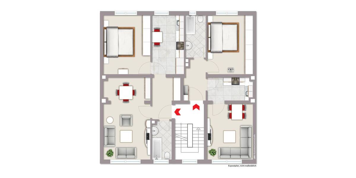 Mehrfamilienhaus, Wohnhaus Recklinghausen Stadtmitte - 1 Zimmer, 550.000&euro; | Angebot:26276404