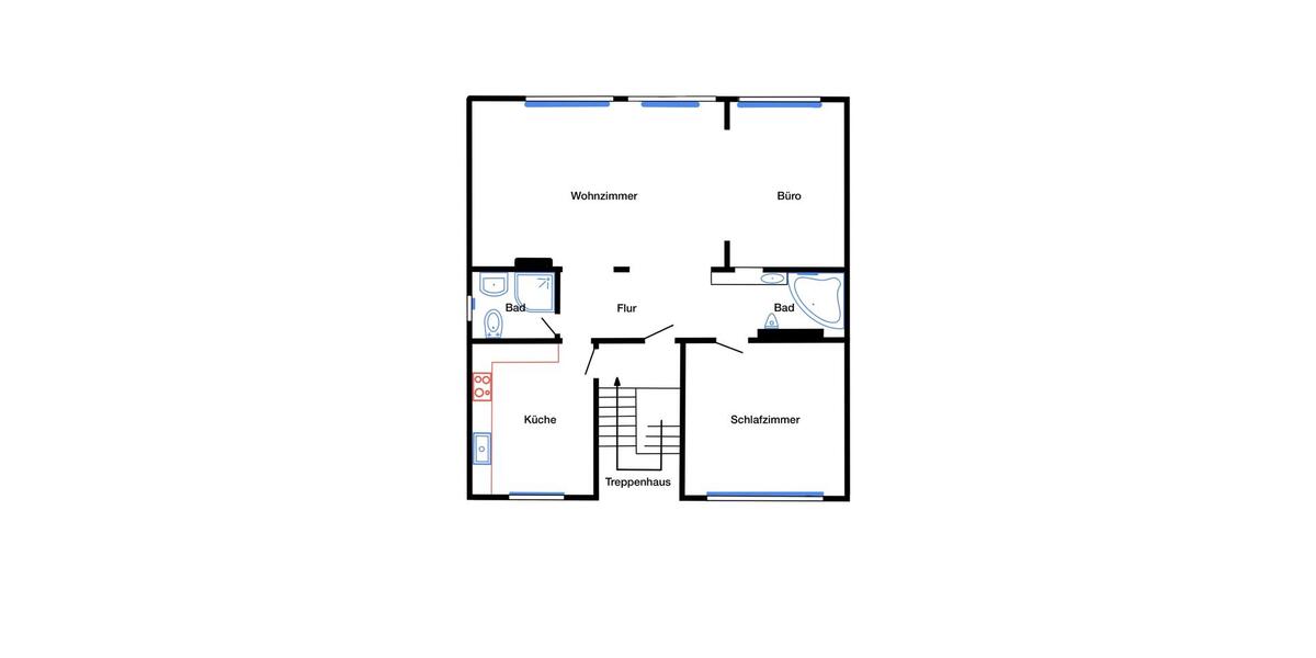 Dachgeschoßwohnung Dortmund Huckarde - 3 Zimmer, 84 m&sup2;, 1.110&euro; | Angebot:26342987
