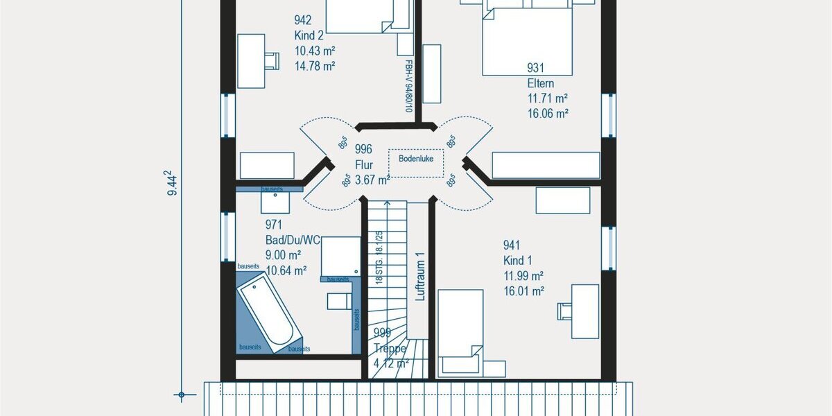 Individuell geplantes Einfamilienhaus - Flexibles Wohnen im Ennepe Ruhr Kreis mit allkauf - Einfamilienhaus Ennepetal | Angebot:27338593