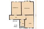 Etagenwohnung Herten Bertlich - 1 Zimmer, 69 m&sup2;, 390&euro; | Angebot:26384691