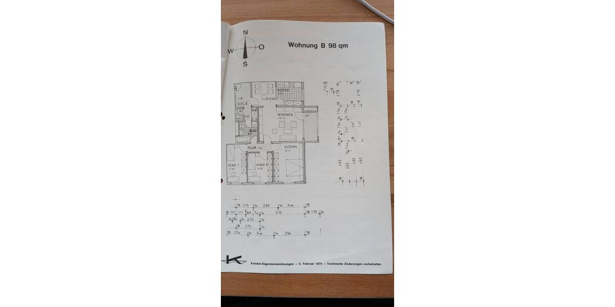 Etagenwohnung Hagen Hagen-Nord - 4.5 Zimmer, 98 m&sup2;, 199.000&euro; | Angebot:26297576
