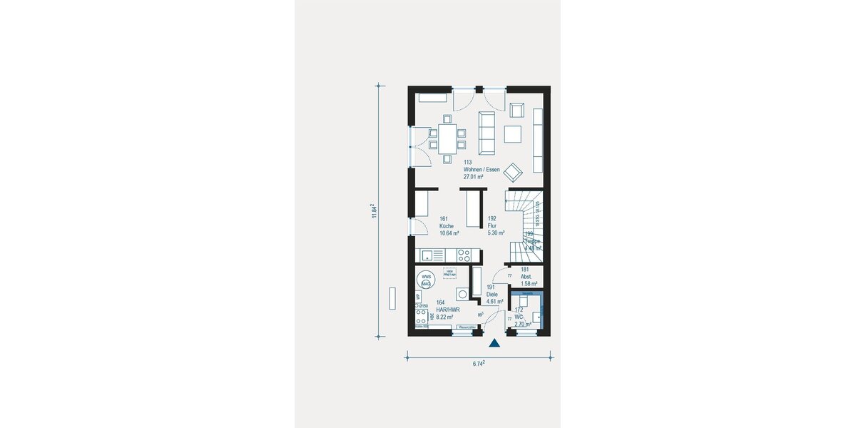 Individuelles Fertighaus - Ihr maßgeschneidertes Traumzuhause mit allkauf - Double 7 - Doppelhaushälfte Velbert Neviges Tönisheide Pöthen | Angebot:27334600