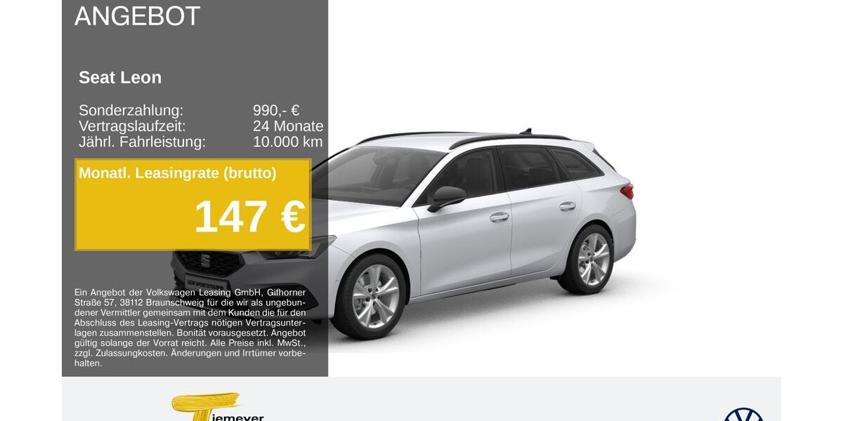 Seat Leon 18.020 km 27.770 &euro; Remscheid 42897