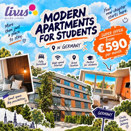 Etagenwohnung Dortmund Innenstadt Ost - 1 Zimmer, 20 m&sup2;, 490&euro; | Angebot:26478020