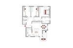 Etagenwohnung Velbert Neviges - 4 Zimmer, 100 m&sup2;, 278.600&euro; | Angebot:26385752