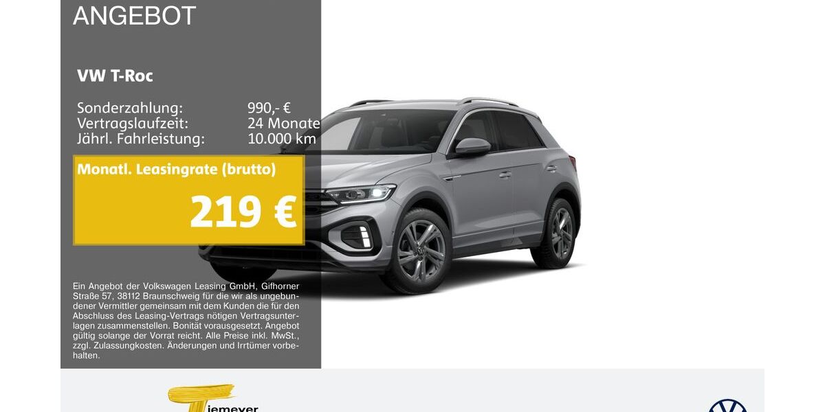 VW T-Roc 11.251 km 27.680 &euro; Remscheid 42897