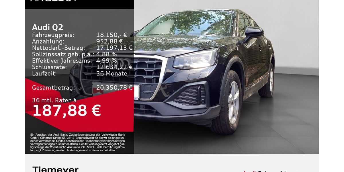 Audi Q2 75.975 km 18.150 &euro; Oberhausen 46047