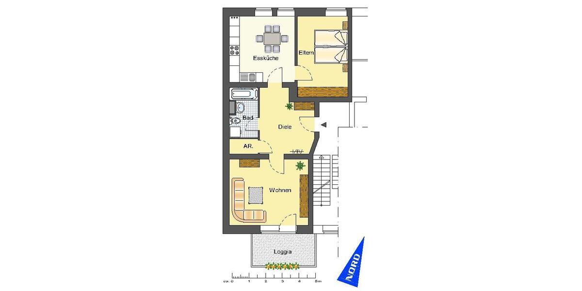 Etagenwohnung Recklinghausen König Ludwig - 2 Zimmer, 71 m&sup2;, 559&euro; | Angebot:26422004