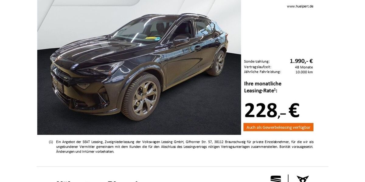 Cupra Formentor 17.229 km 31.704 &euro; Dortmund 44269
