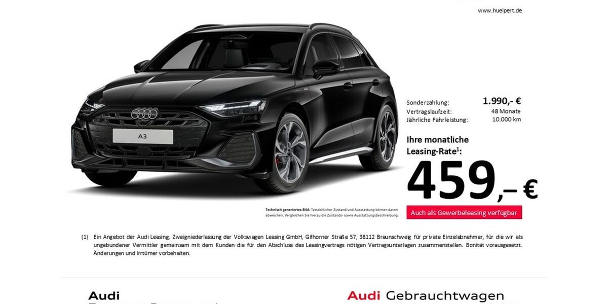 Audi A3 8.645 km 47.998 &euro; Dortmund 44143