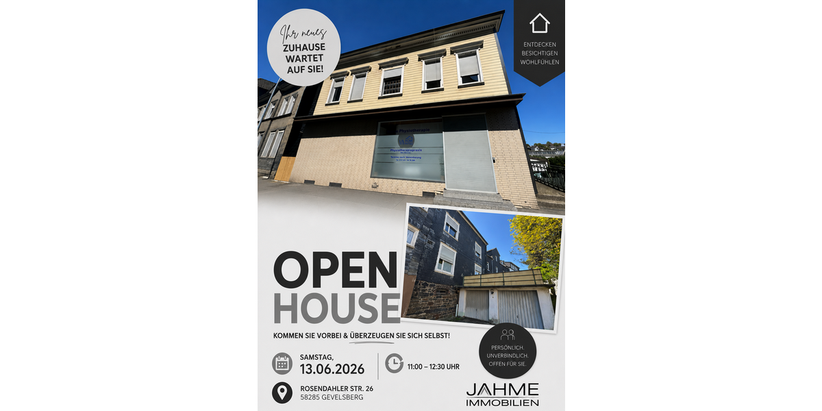 Einfamilienhaus Gevelsberg - 10 Zimmer, 299 m&sup2;, 259.000&euro; | Angebot:26795747