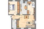 Etagenwohnung Gelsenkirchen Resse - 4 Zimmer, 59 m&sup2;, 429&euro; | Angebot:25979811