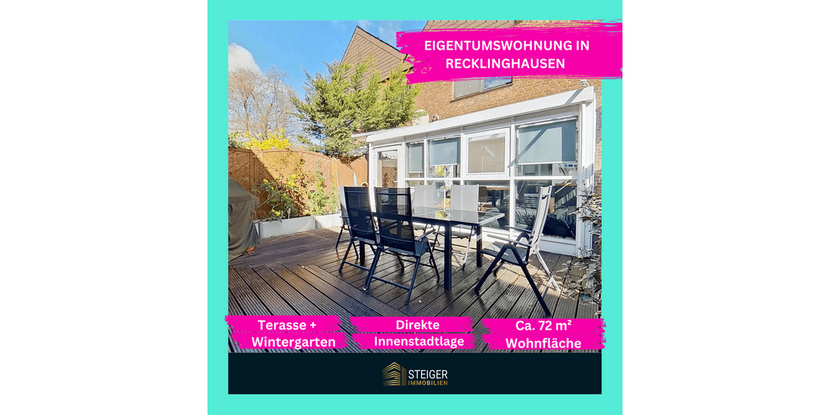 Etagenwohnung Recklinghausen - 2 Zimmer, 72 m&sup2;, 178.432&euro; | Angebot:27029969