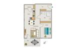 Etagenwohnung Bochum Bochum-Nord - 2 Zimmer, 72 m&sup2;, 957&euro; | Angebot:24972311