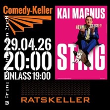 Kai Magnus Sting @ Comedy-Keller - Hömma, so Isset! 29.04.2026 Ratskeller Recklinghausen