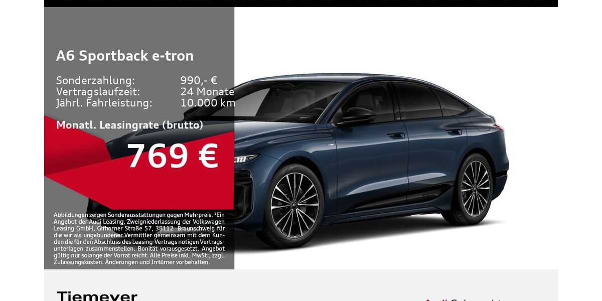 Audi A6 e-tron 19.452 km 70.770 &euro; Gelsenkirchen 45894