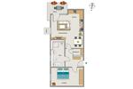 Etagenwohnung Bochum Wiemelhausen - 2 Zimmer, 66 m&sup2;, 960&euro; | Angebot:25050132