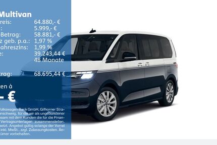 VW T7 Multivan 18.597 km 64.880 &euro; Bochum 44892