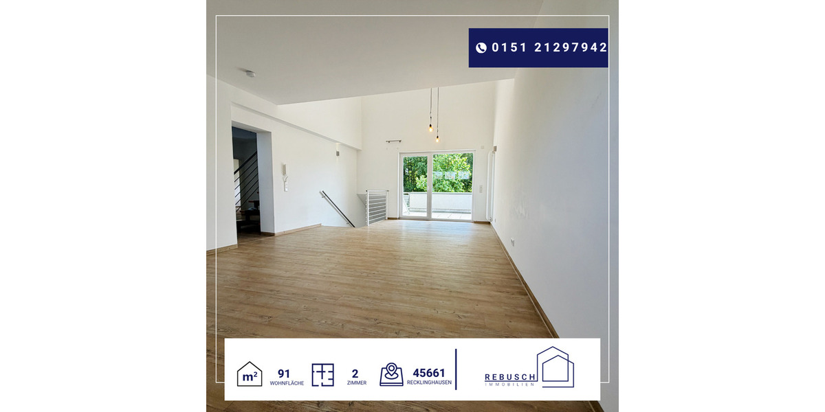 Etagenwohnung Recklinghausen Grullbad - 2 Zimmer, 91 m&sup2;, 250.000&euro; | Angebot:26876069