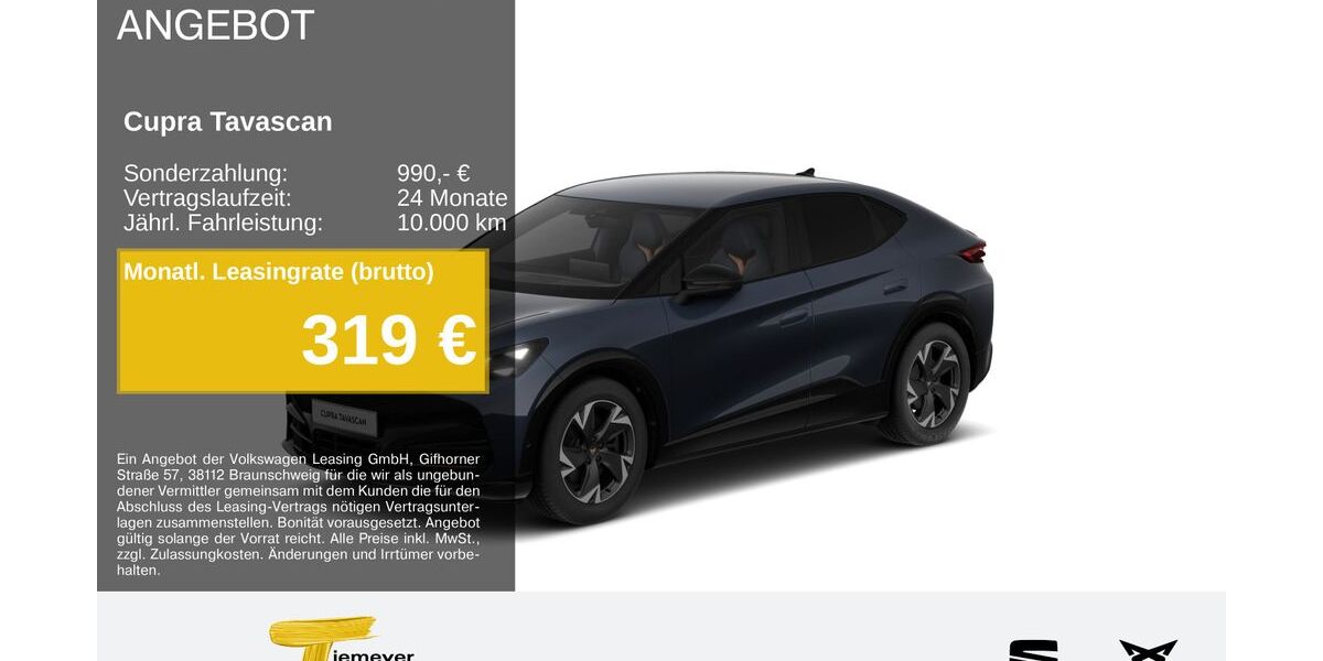 Cupra Tavascan 8.846 km 58.800 &euro; Recklinghausen 45663