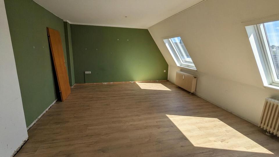 Dachgeschoßwohnung Dortmund Innenstadt Nord - 3 Zimmer, 70 m&sup2;, 591&euro; | Angebot:26356331