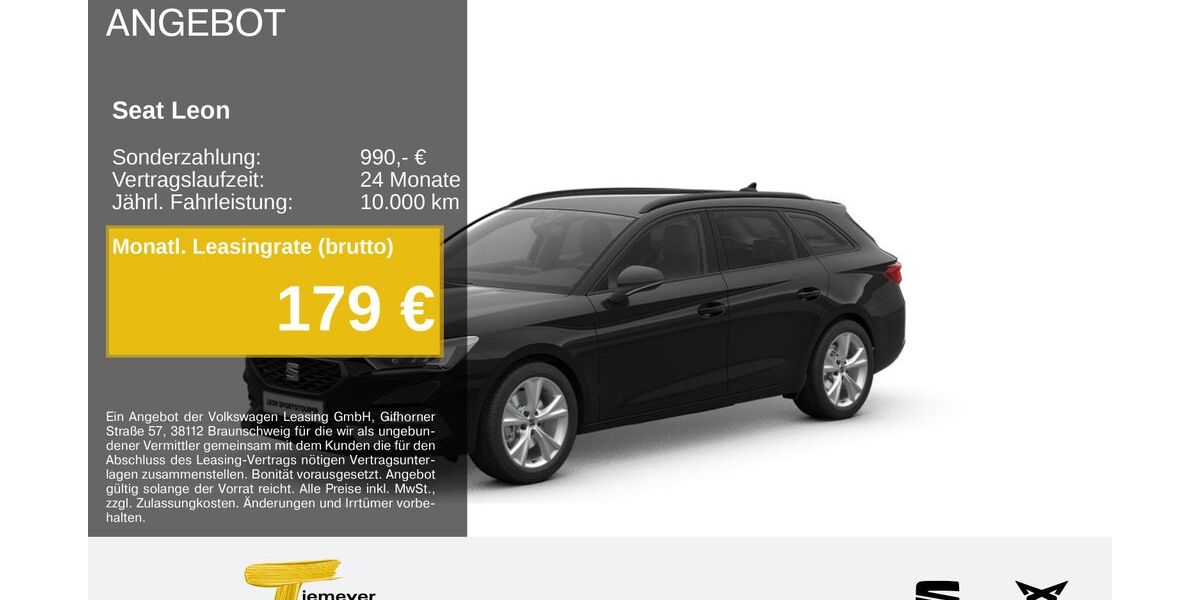 Seat Leon 21.334 km 27.630 &euro; Bochum 44809
