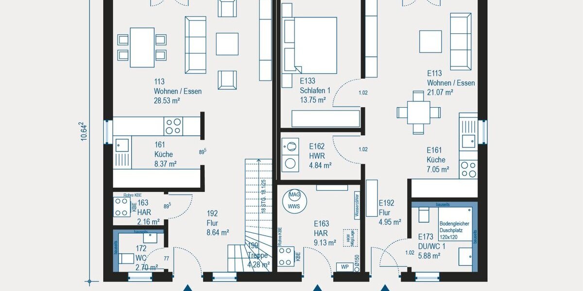 Ihr neues Zweifamilienhaus in Oberhausen - Viel Platz, moderne Technik, individuelle Gestaltung - Zweifamilienhaus Wuppertal Gemarkung Ronsdorf | Angebot:27338552
