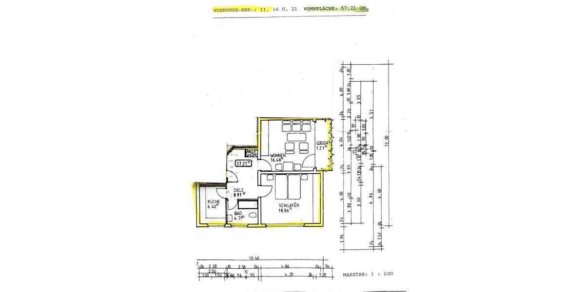 Etagenwohnung Velbert - 2 Zimmer, 57 m&sup2;, 139.900&euro; | Angebot:26852860