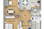 Etagenwohnung Bottrop Ebel - 3 Zimmer, 72 m&sup2;, 670&euro; | Angebot:26022714