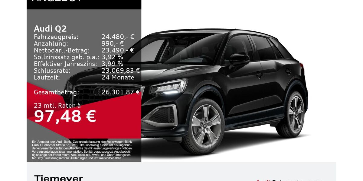 Audi Q2 13.649 km 23.880 &euro; Bochum 44809