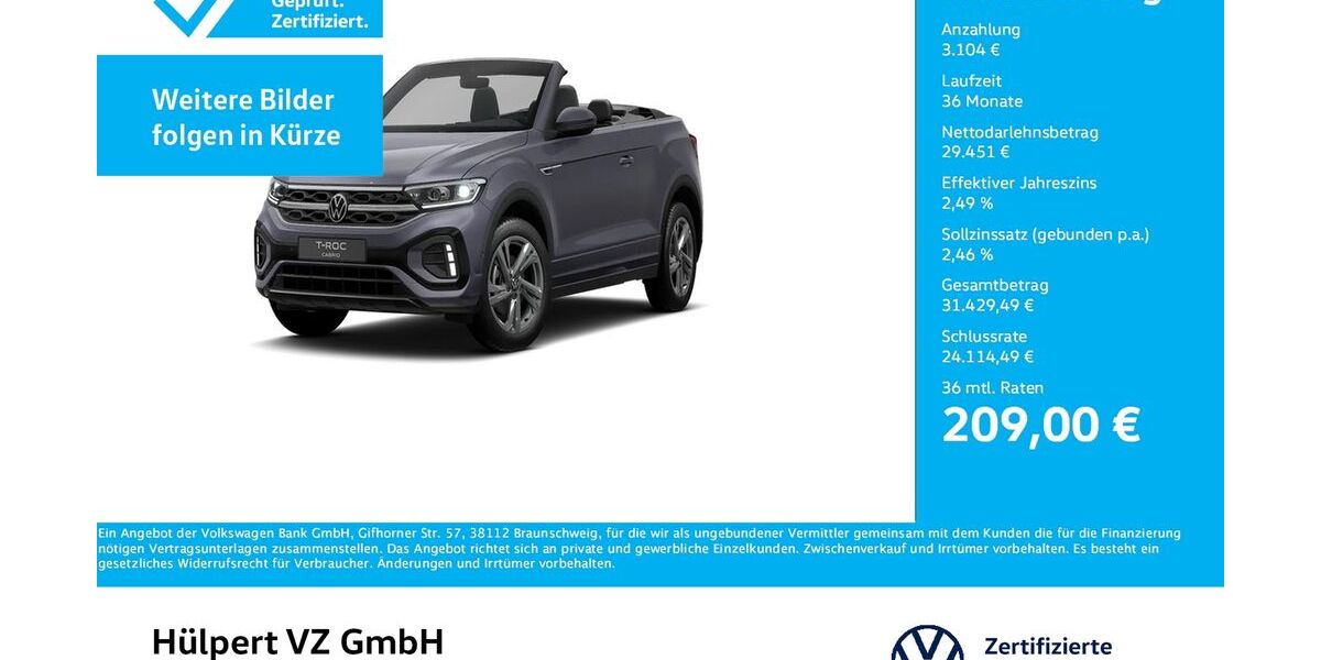 VW T-Roc 18.858 km 31.888 &euro; Dortmund 44141