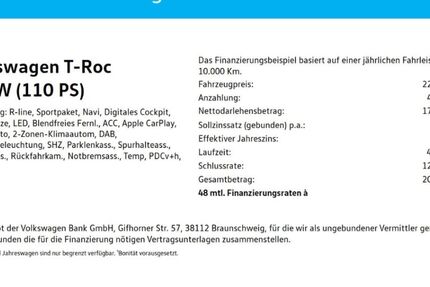 VW T-Roc 46.266 km 21.890 &euro; Wuppertal 42109
