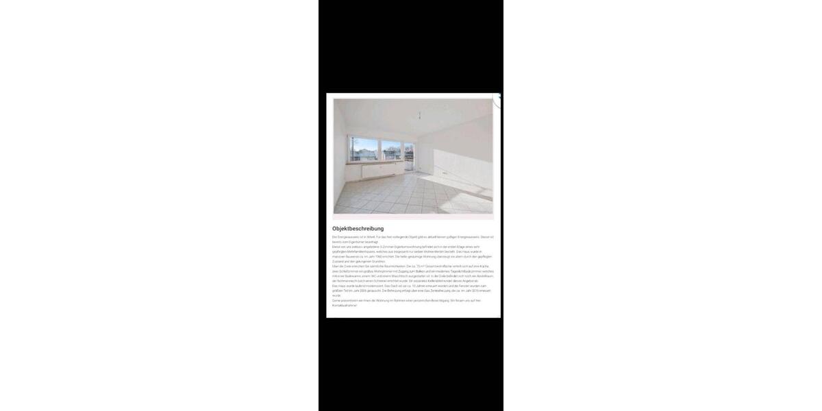 Etagenwohnung Gelsenkirchen Erle - 3 Zimmer, 75 m&sup2;, 168.000&euro; | Angebot:15164525