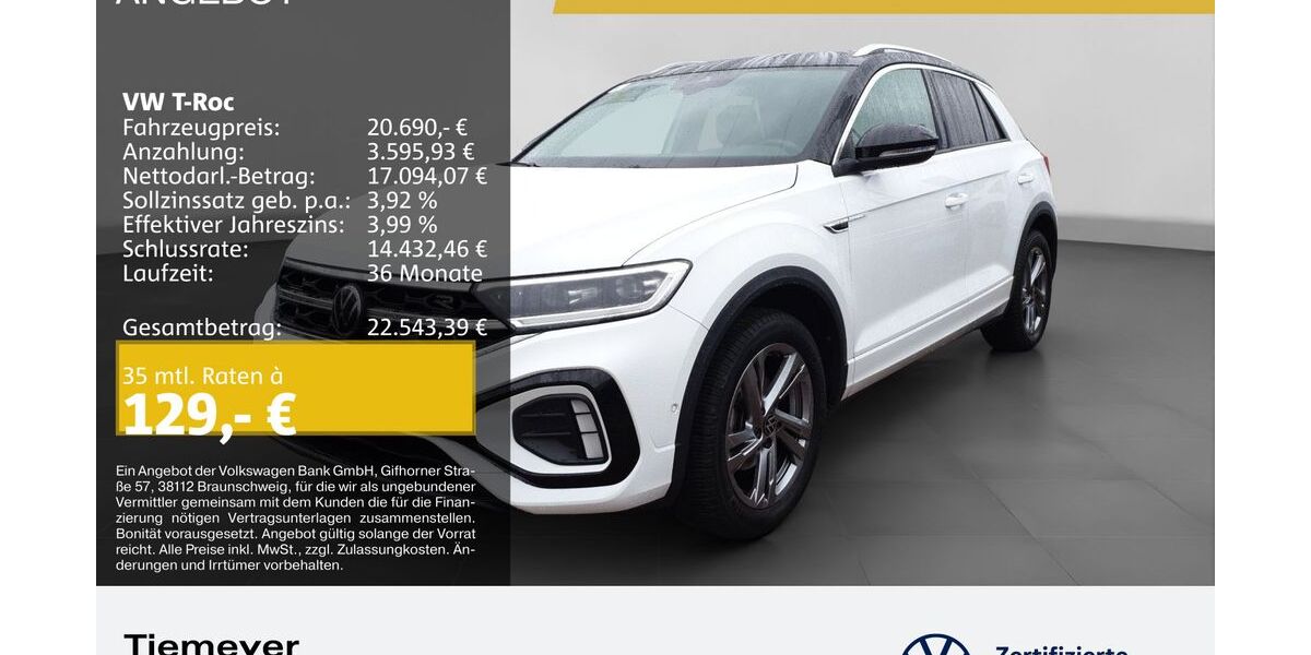 VW T-Roc 44.453 km 20.250 &euro; Bochum 44892