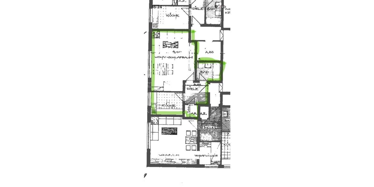 Etagenwohnung Hagen Hagen-Mitte - 1 Zimmer, 45 m&sup2;, 65.000&euro; | Angebot:25922476