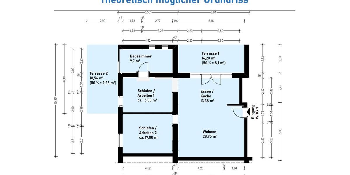 Loft - Studio - Atelier Witten Herbede - 3 Zimmer, 101 m&sup2;, 1.318&euro; | Angebot:26001666