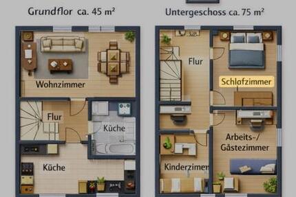 Wohnung Herne Sodingen - 4 Zimmer, 110 m&sup2;, 1.100&euro; | Angebot:26372664