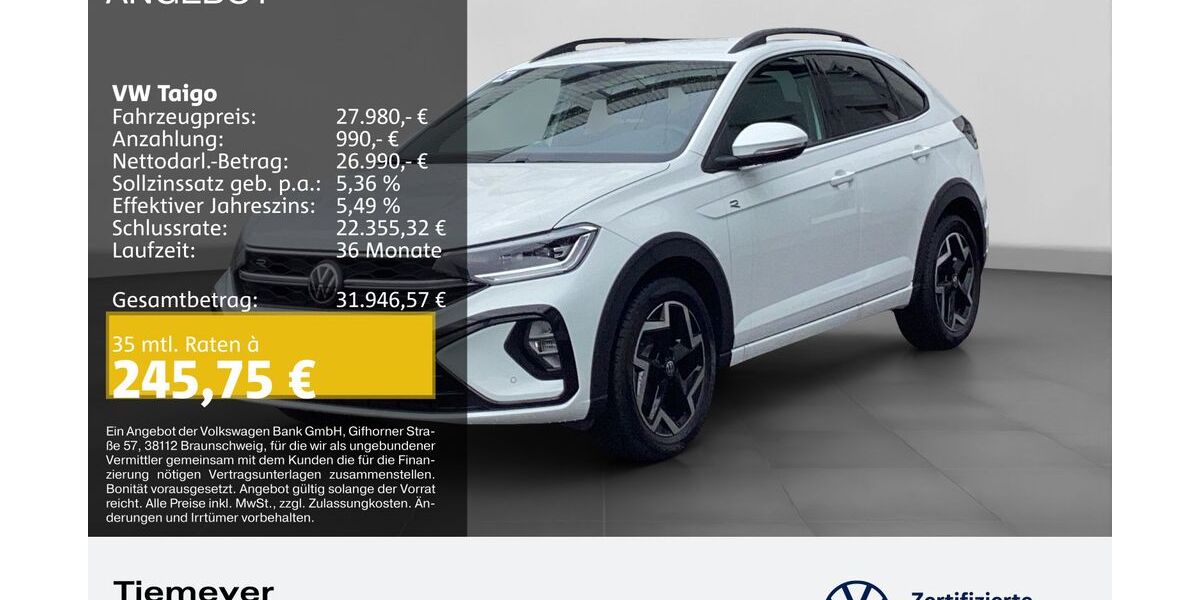 VW Taigo 7.999 km 25.980 &euro; Bochum 44892