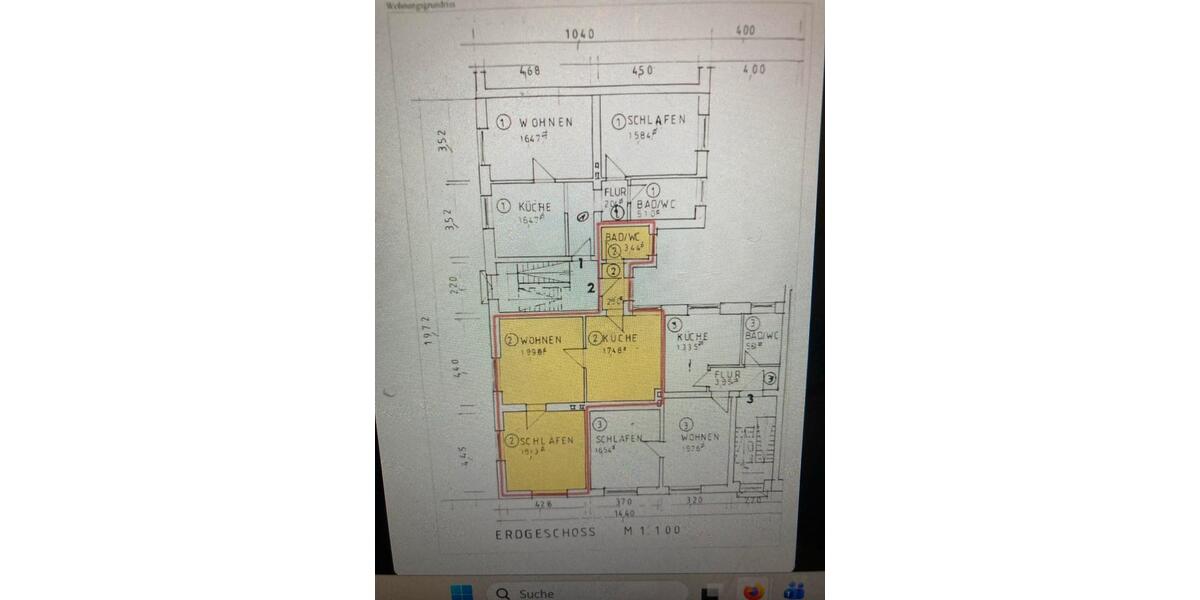 Erdgeschoßwohnung Oberhausen - 2.5 Zimmer, 64 m&sup2;, 73.000&euro; | Angebot:26765850
