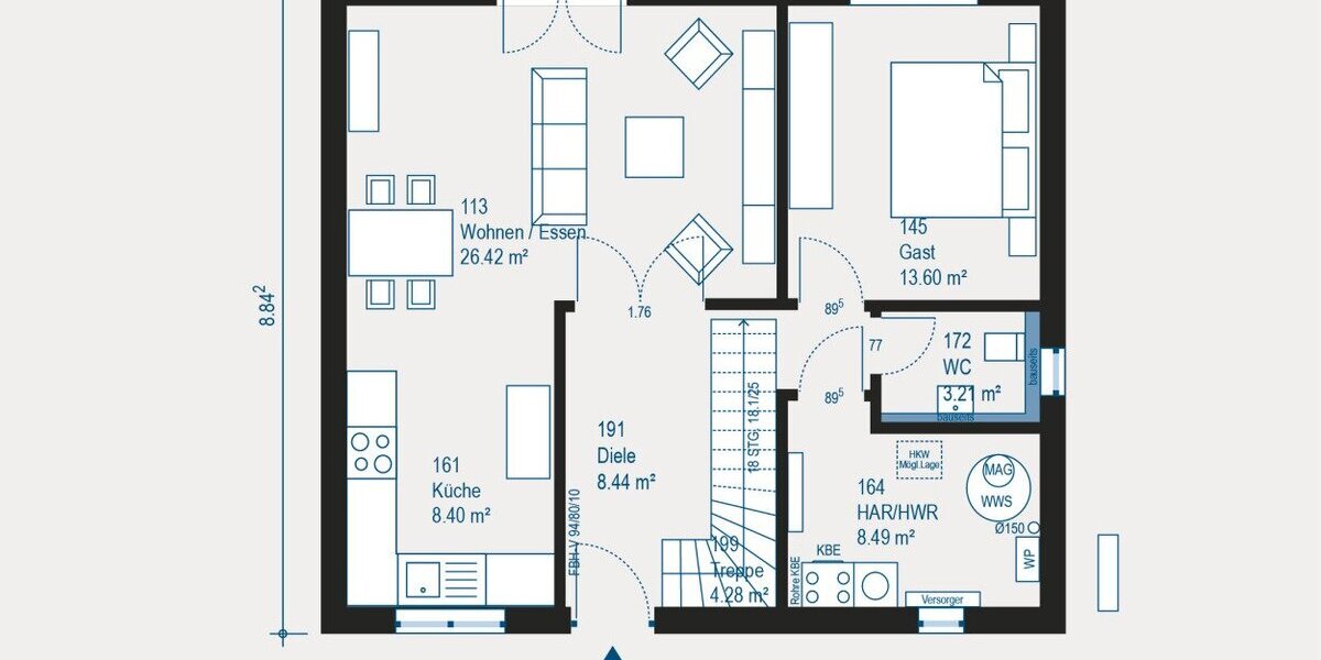 Individuelles Einfamilienhaus in Hagen - Ihr Traumhaus mit allkauf Qualität und Flexibilität - Einfamilienhaus Hagen | Angebot:27338588