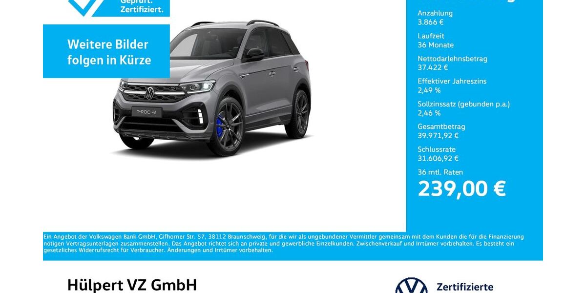 VW T-Roc 18.451 km 38.688 &euro; Dortmund 44379