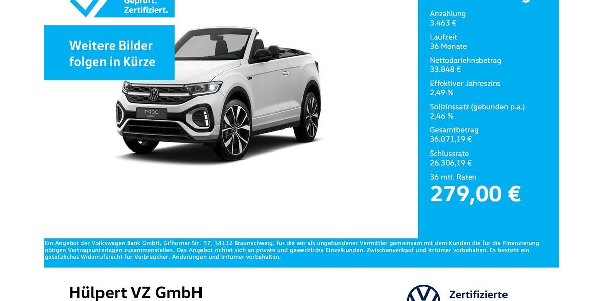 VW T-Roc 16.503 km 36.677 &euro; Dortmund 44379